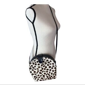 Susan Gail Giraffe Print Calf-Hair/Black Bag Vintage‎